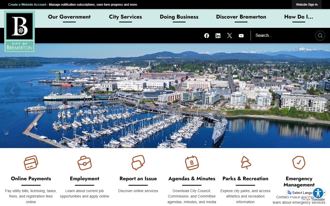 Bremerton property records city website