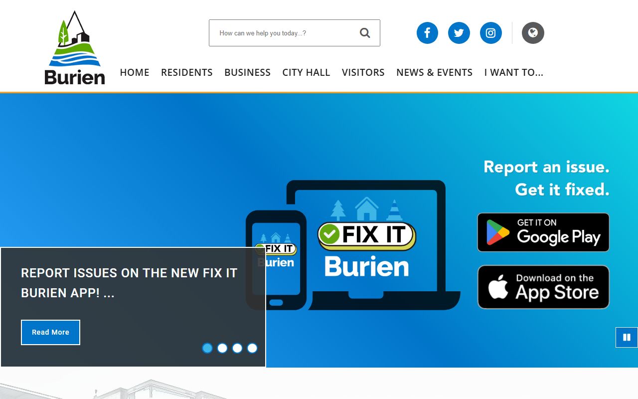 Burien Washington property records city website