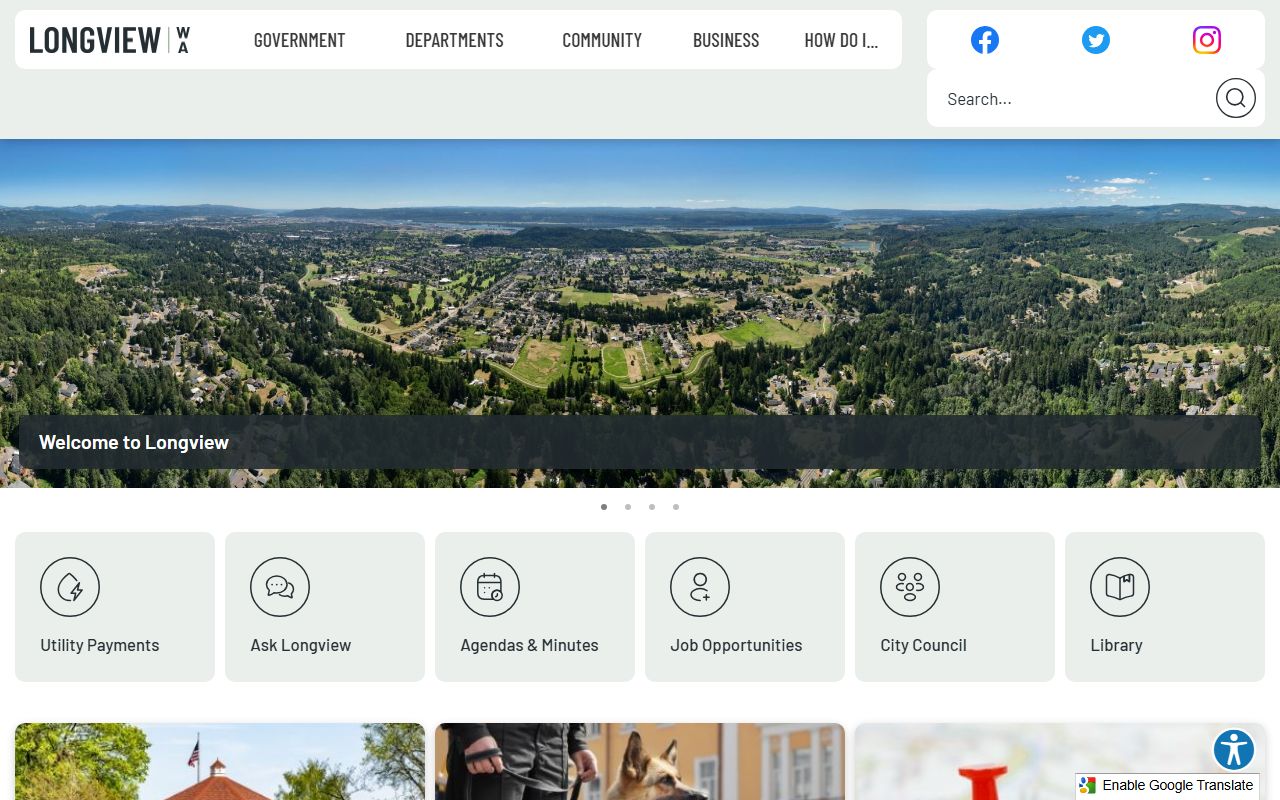 Longview property records city website
