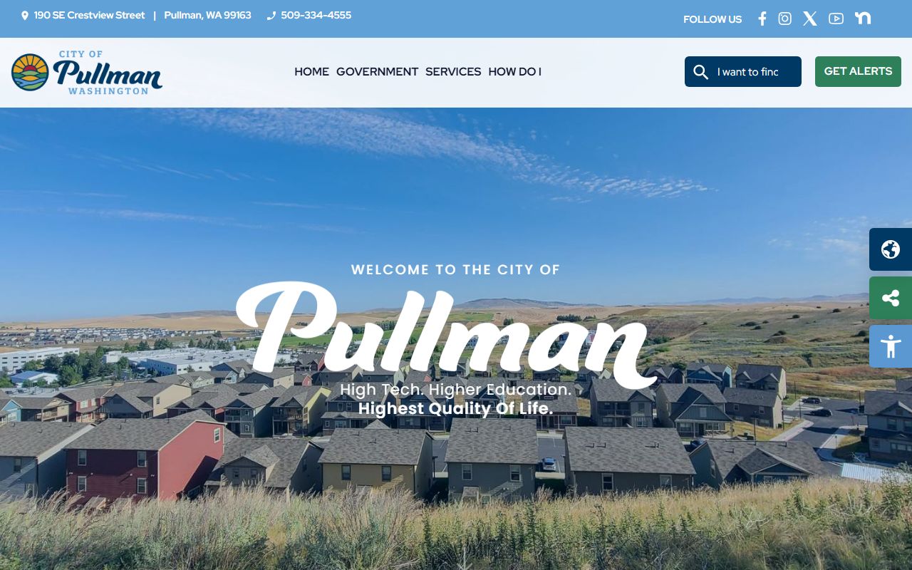 Pullman property records city website