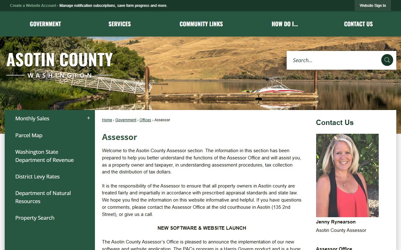 Asotin County assessor property records office