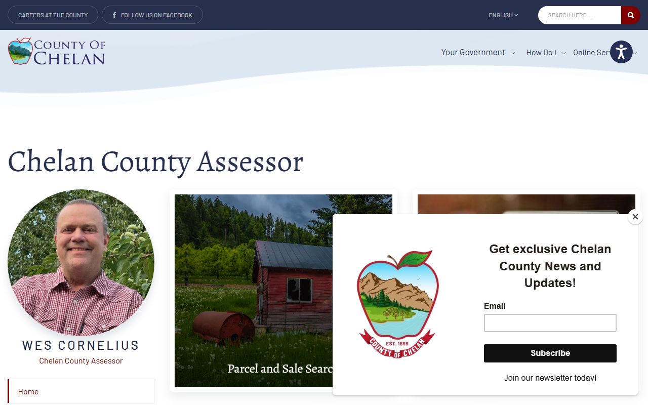 Chelan County assessor property records Wenatchee