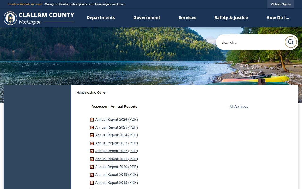 Clallam County auditor recording property documents