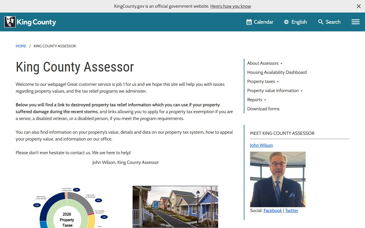 King County property records assessor