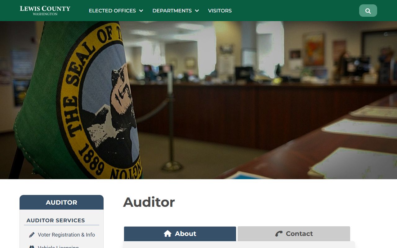 Lewis County property records auditor