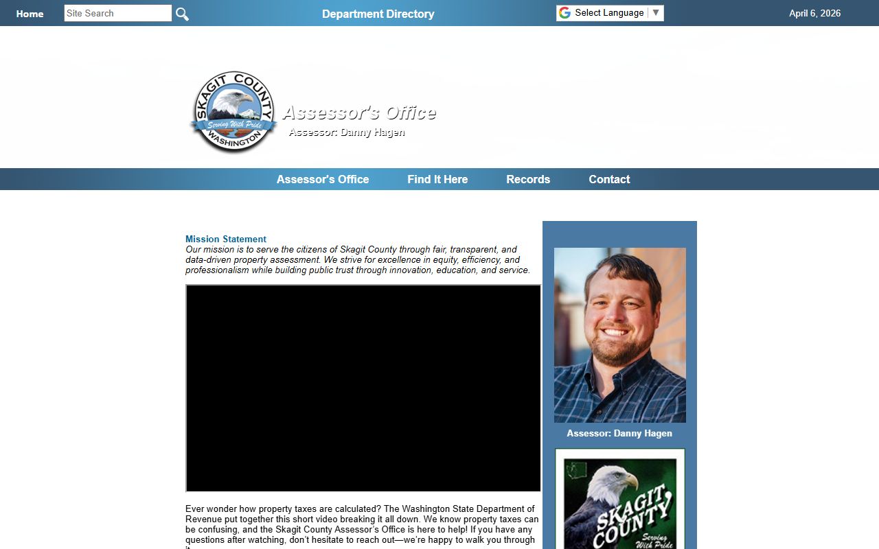Skagit County property records assessor