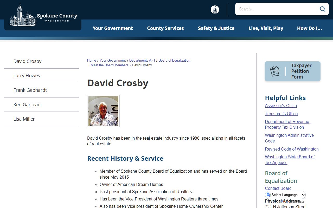 Spokane County auditor property document recording