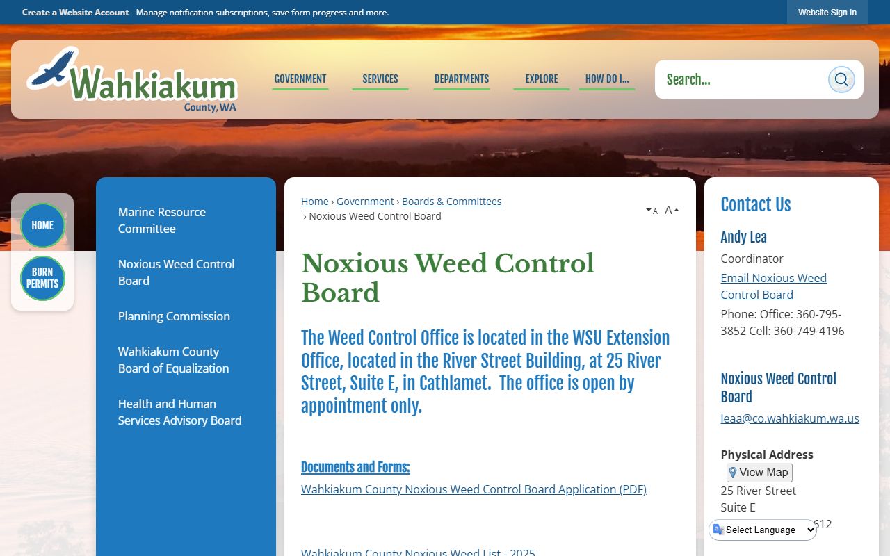 Wahkiakum County auditor recording office