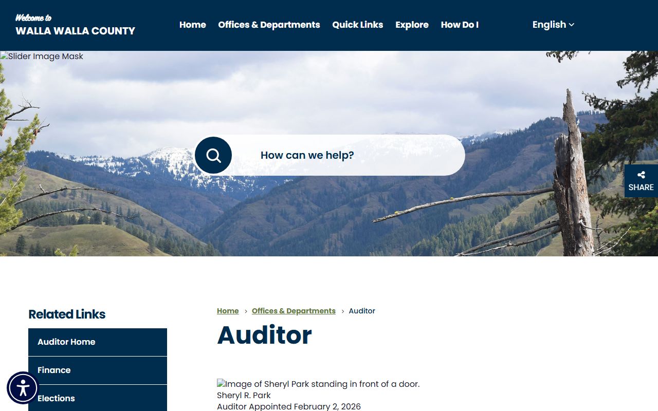 Walla Walla property records county auditor recording